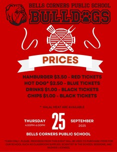 BCPS BBQ Thursday September 25, 2025