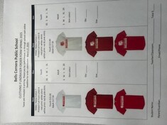 BCPS Clothing order form  spring 2025